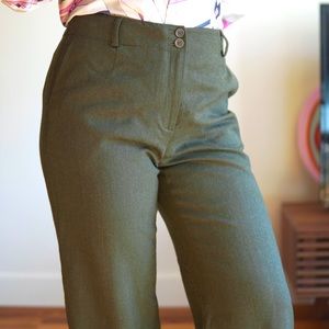 VTG wool Casual Lady wide leg Trousers